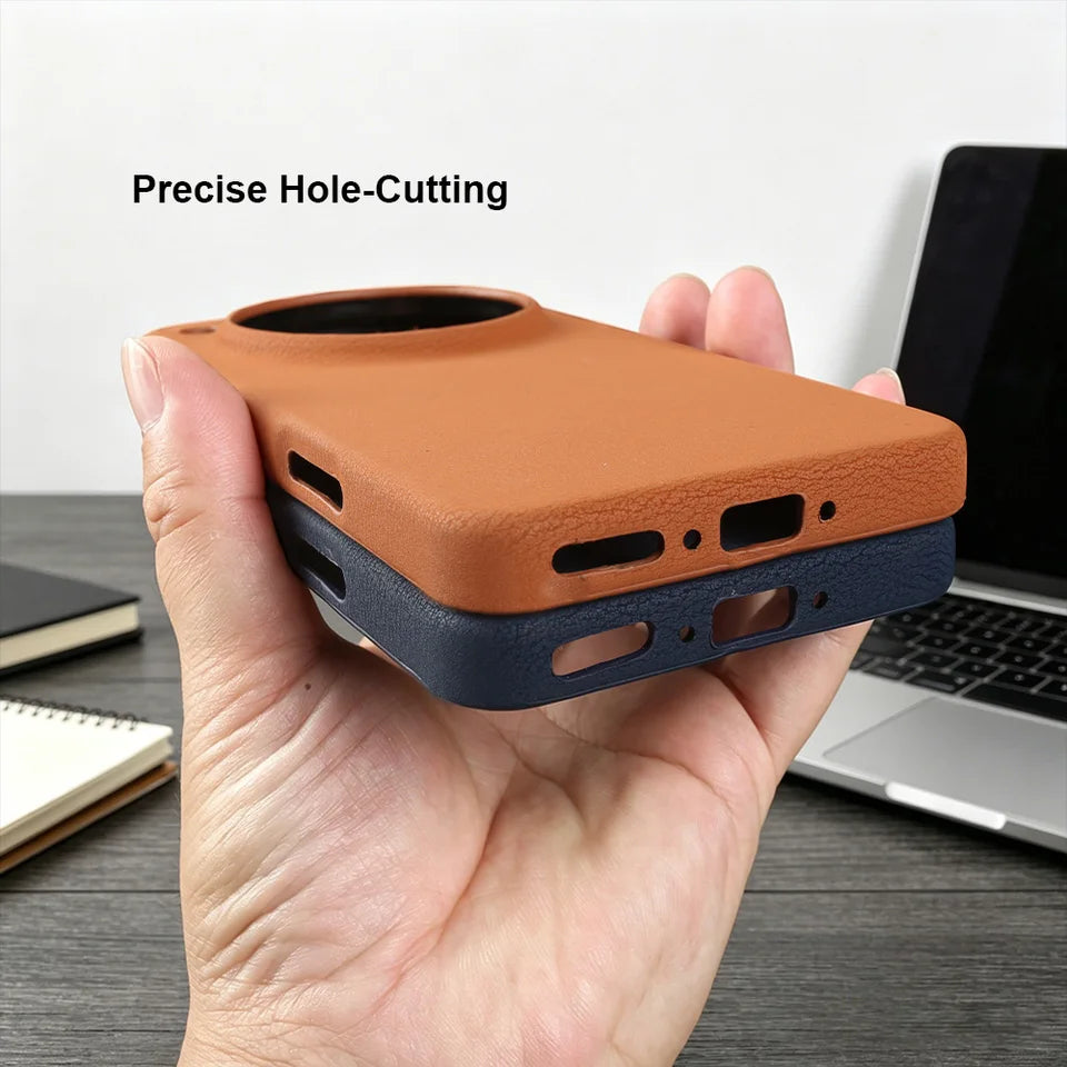 For Magsafe Magnetic Leather Phone Case For OPPO Find X9 Pro X7 X8 Ultra X6 Find X 9 8 Pro Back Cover Case X9Pro Funda Coque Bag