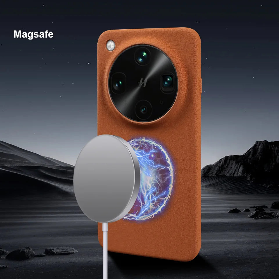 For Magsafe Magnetic Leather Phone Case For OPPO Find X9 Pro X7 X8 Ultra X6 Find X 9 8 Pro Back Cover Case X9Pro Funda Coque Bag