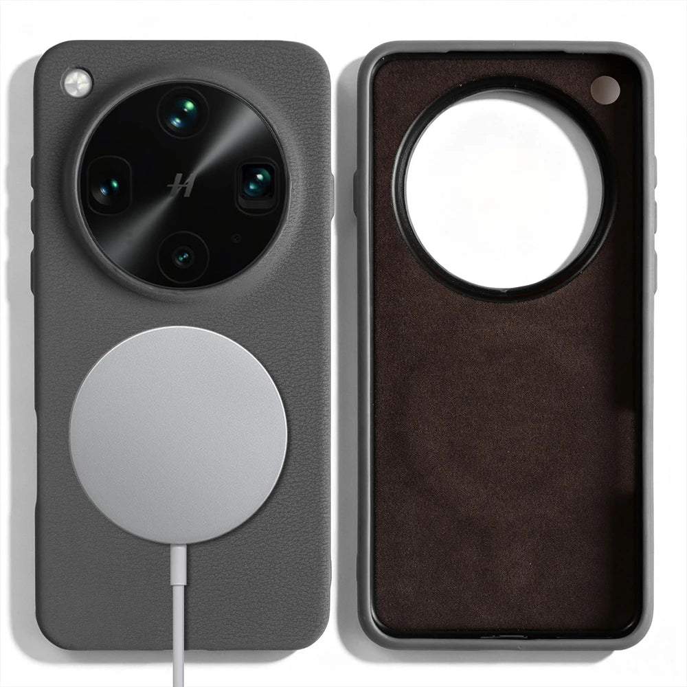 For Magsafe Magnetic Leather Phone Case For OPPO Find X9 Pro X7 X8 Ultra X6 Find X 9 8 Pro Back Cover Case X9Pro Funda Coque Bag