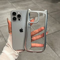 Luxury Plating Soft Silicone Cute Cat Ears Armor Bumper Case For iPhone 17 Air 16 15 14 13 12 11 Pro Max Plus Shockproof Cover
