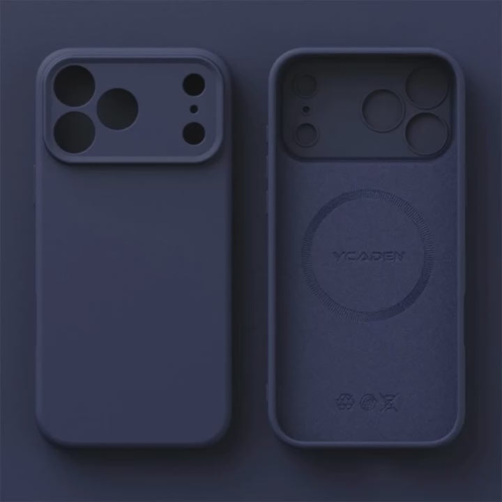 Original Liquid Silicone Magnetic Phone Case For iPhone 17 16 15 14 13 12 Pro Max Plus 17 Air For Magsafe Wireless Charge Cover